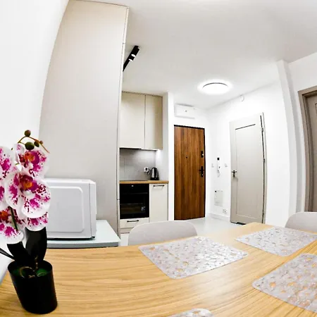 Elegant Two-Room Apartment, City Center, Balcony ,Sleeps 4 Krasków Eksteriør bilde